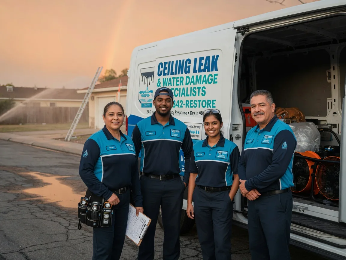 Ceiling Leak Cleanup company in Perrin, TX