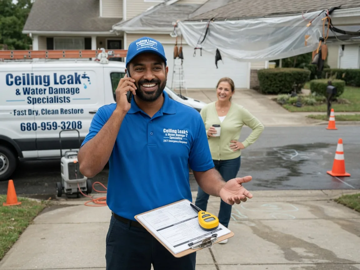 Ceiling Leak Cleanup Perrin, TX FAQs